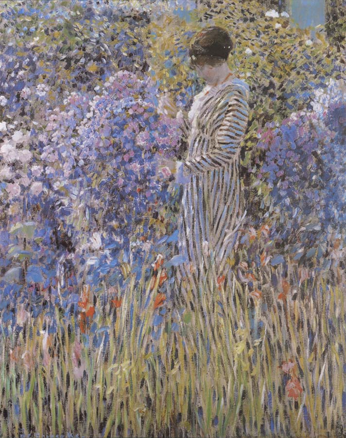 Lady in a Garden